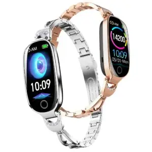 gold silver smartwatch