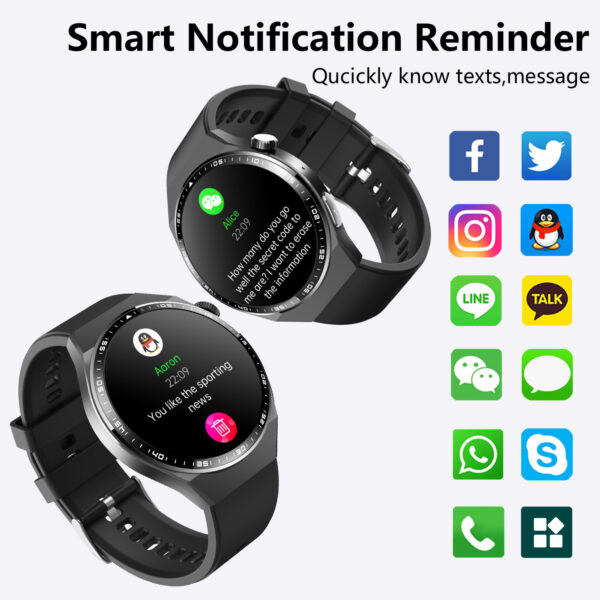 ef800 ecg smartwatch smart notification reminder