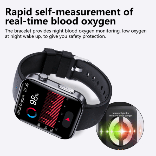 blood oxygen monitor smart watch